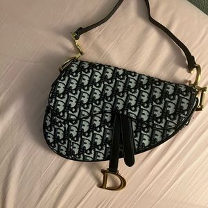 Dior Saddle bag w/ bag&s trap
